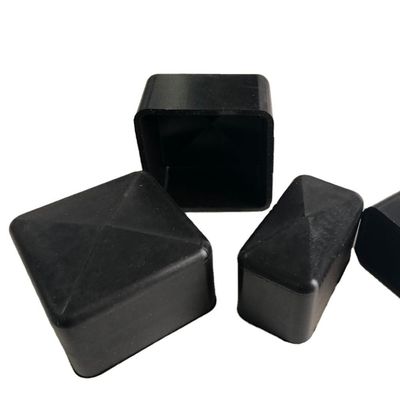 comprar 2 pulgadas de tubería cuadrada Pvc caucho tapa de extremo para tubos de acero cuadrado fuera del canal de soporte online manufacture