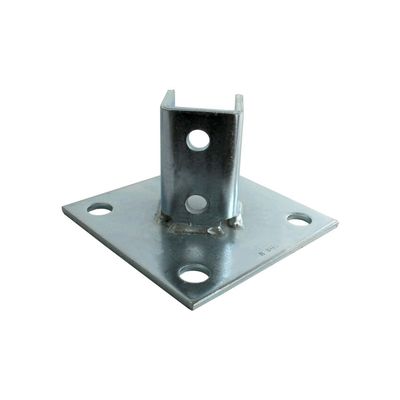 calidad  Standard Steel Channel Post Base Accessories C Channel  1-5/8" fábrica