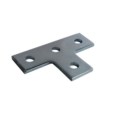 comprar 4 agujeros de soporte de soporte recto plano Unistrut perno de perforación conector de placa de estampado en forma de L T online manufacture
