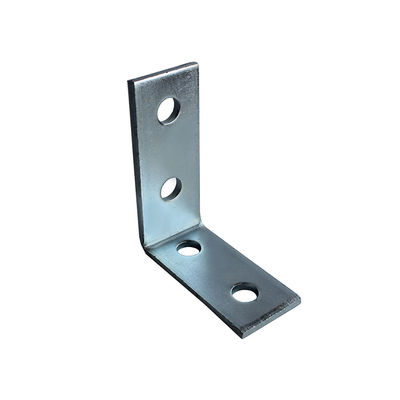 comprar 4 agujero de 90 grados ángulo de apoyo soporte en forma de L montaje de pared galvanizado 6mm online manufacture
