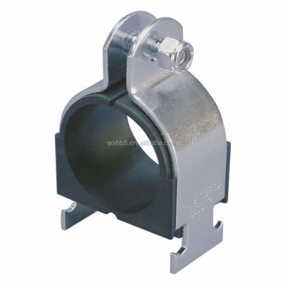 comprar Clampas de tubería revestidas con caucho de cobre montura de pared de acero galvanizado online manufacture